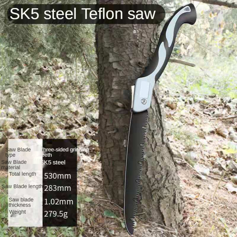 Sierra plegable afilada para árboles, sierra Manual para talar árboles y talar madera, pequeña, Universal: Azul