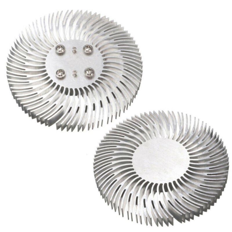 1pc runde spiral aluminium heatsink køler led heatsink radiator 90*10mm til 10w høj effekt led lys lampe 1