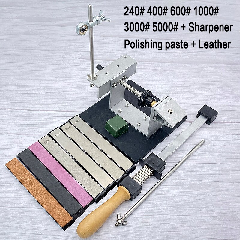 Fixed Knife Sharpener Angle Sharpening System Sharpening stone Kitchen Whetstone Updated Multifunction Honing Tools: I