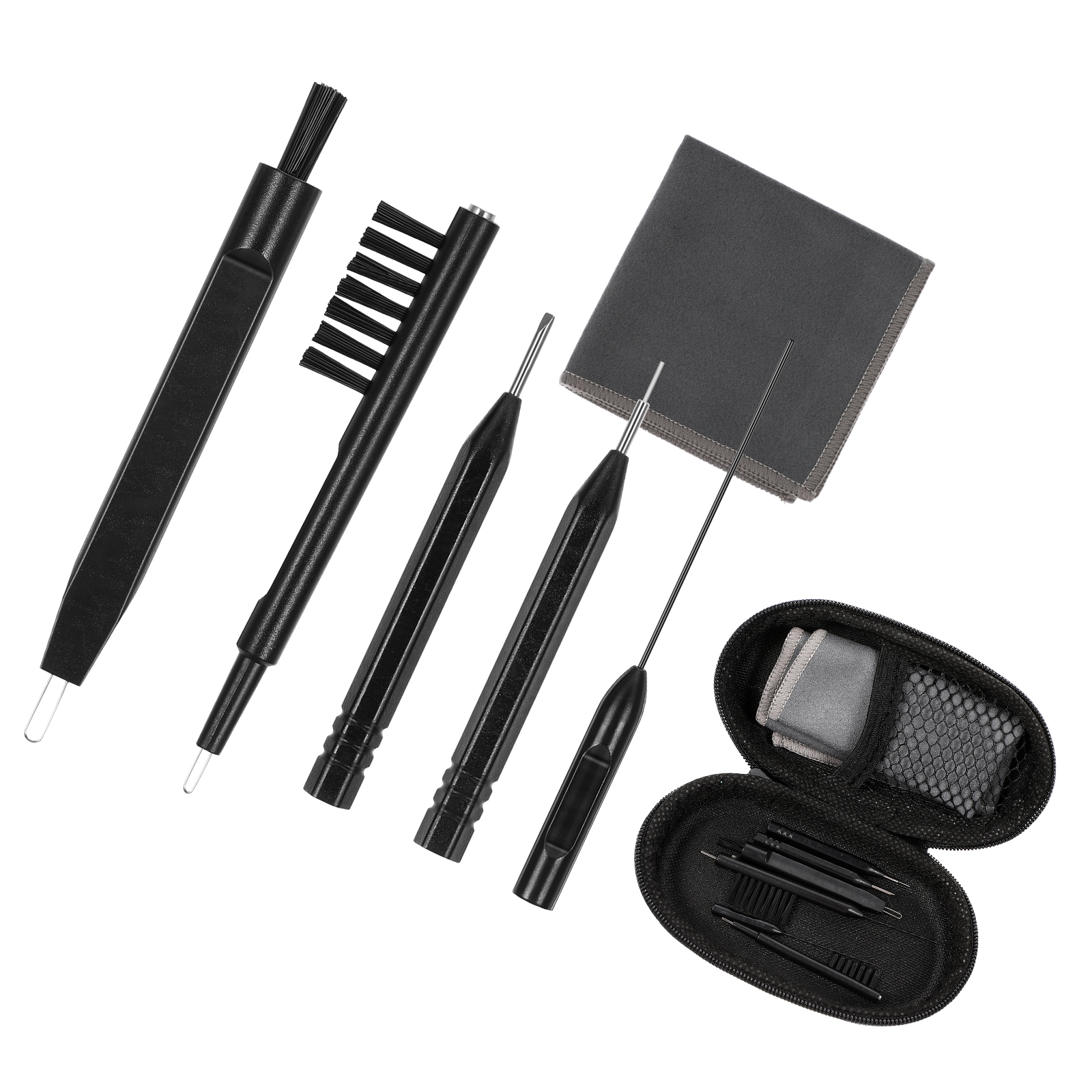 1 Set Fine Easy Clean Hearing Aid Cleaning Tool Hearing Aid Cleaner Kit Earpiece Cleaner: Default Title