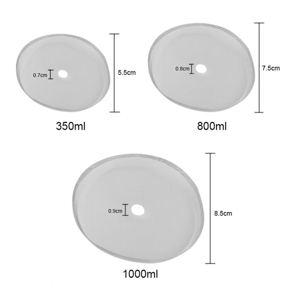 3Pcs Rvs Koffie Filter Afneembare Koffie Pot Mesh Herbruikbare Koffie Filter Voor Franse Pers Koffie Thee Maker Filters