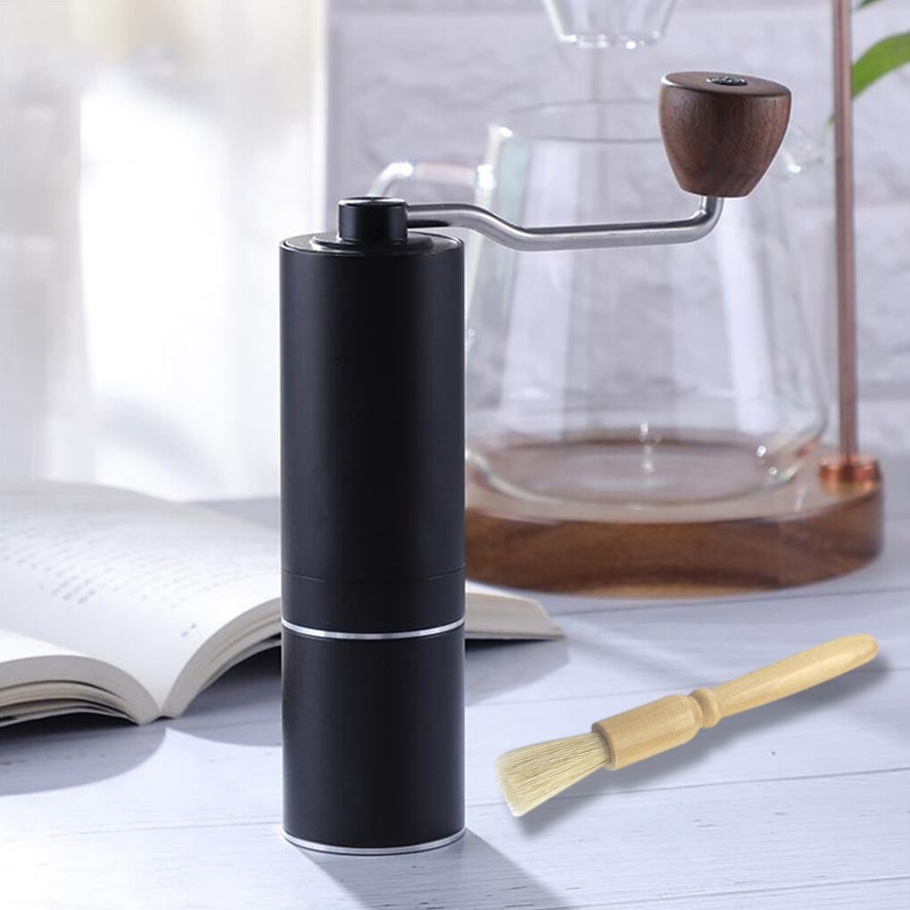 Molinillo de café cepillo de limpieza brocha para cafetera Barista mango de madera sofá cerdas cepillo café limpieza de máquinas herramienta