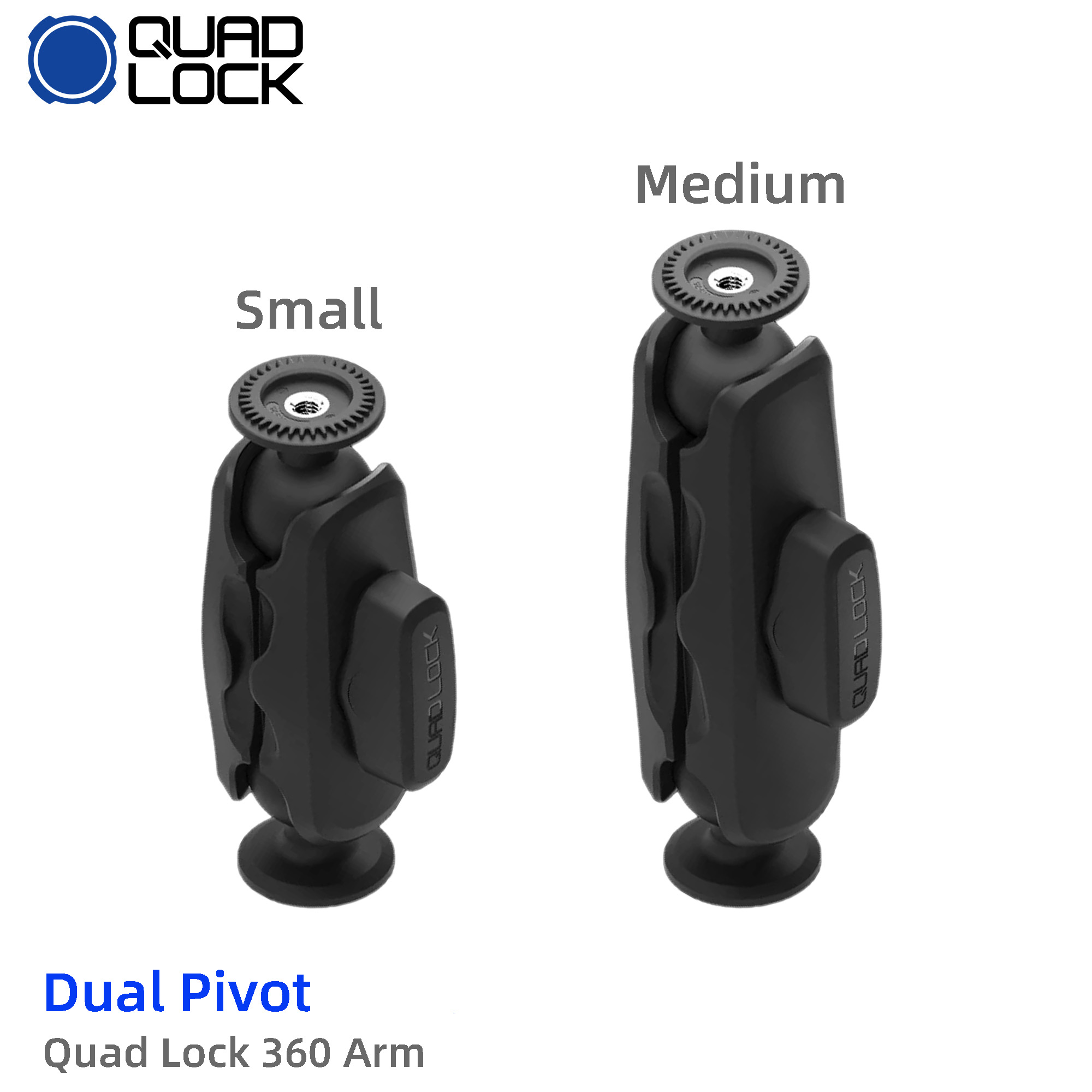 Quad sperren 360- Arm - Dual Drehpunkt Mittel klein montieren motorradzubehör für handyhalterungen