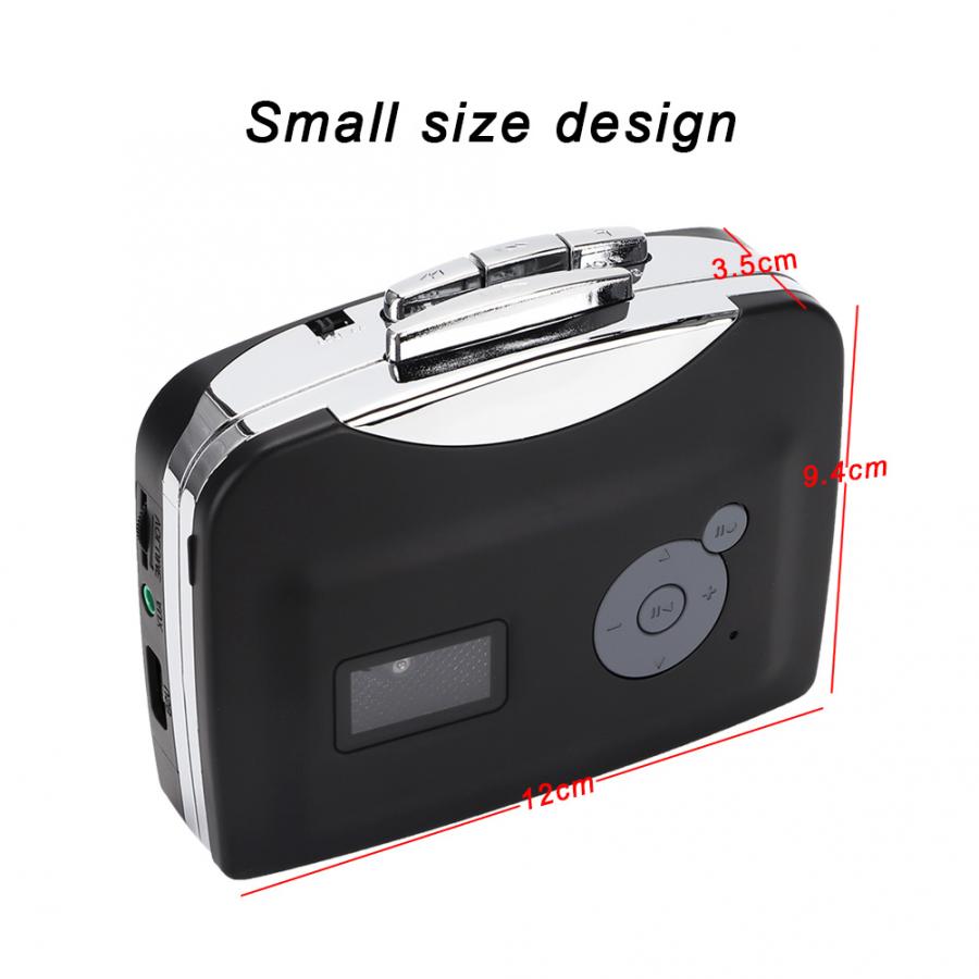 EZCAP230 Cassette to MP3 Converter Stereo USB Cassette Digital Tape MP3 with Headphones Tape Converter