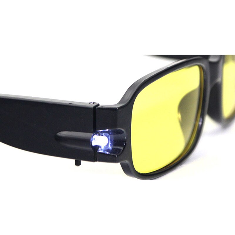 Multifunctionele leesbril voor dames en heren, magneetled-licht, nachtzicht, presbyopiebril, vergrootglas, 2 kleuren,  +1.0 ~ +4.0 l3
