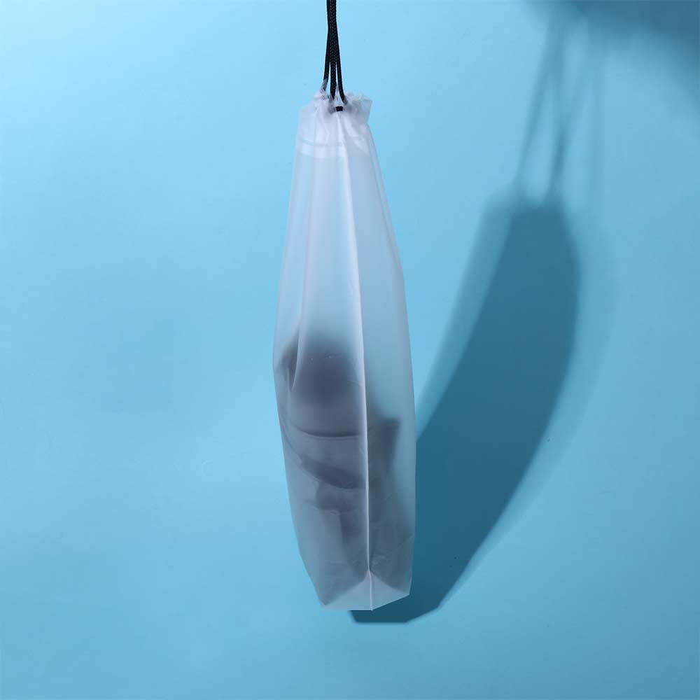 Opvouwbare Paraplu-Opslag Waterdichte Tas Natte Handbagage Herbruikbare Parapluhoes Voor Doorschijnende Reiszak Met Trekkoord