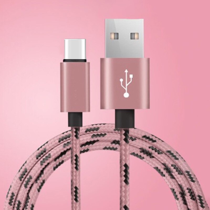 Quick Charge Type C USB Charger Cable for Samsung Galaxy A30 A50 A71 A7 A5 A3 S11 S10 S9 for Huawei P20 Lite Mate 20 Pro 10: Rose Gold / 3m