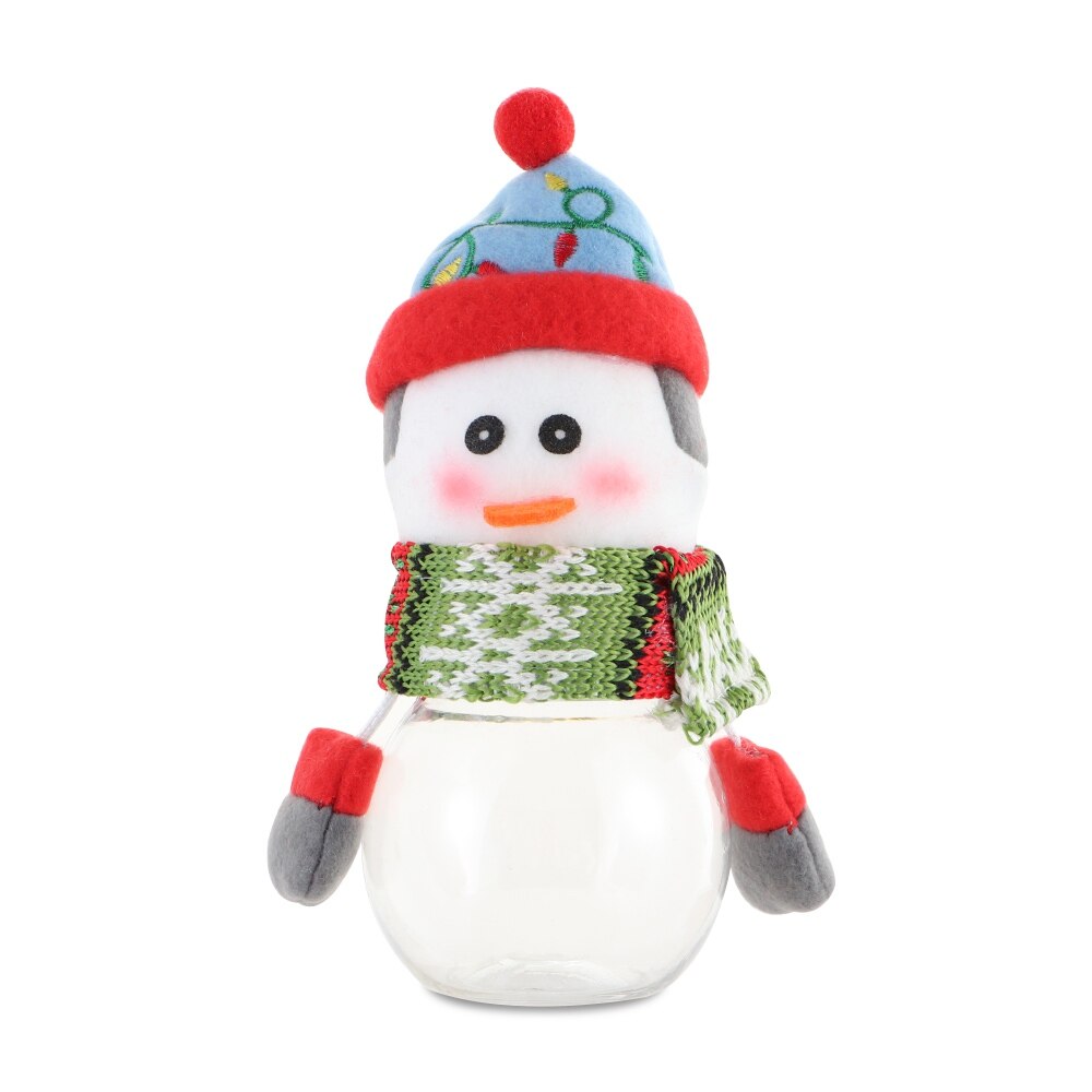 Glædelig juledyr snemand julemanden xmas ornament cookies poser børn sukker krukke slik opbevaringsboks: Pingvin