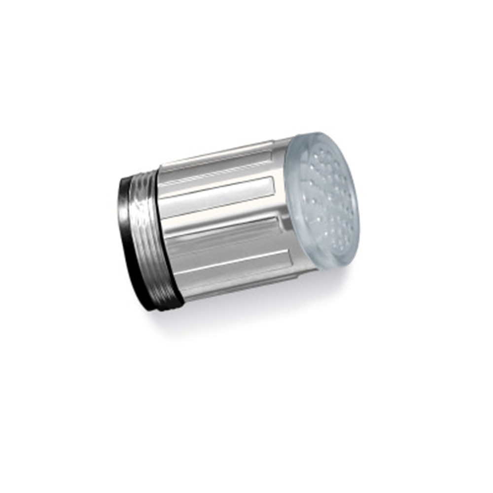 2Pcs Led Kraan Badkamer Lichtgevende Kraan Lamp 3 Kleuren Lichten Volgens Watertemperatuur Keuken Kranen Douchekop: Default Title