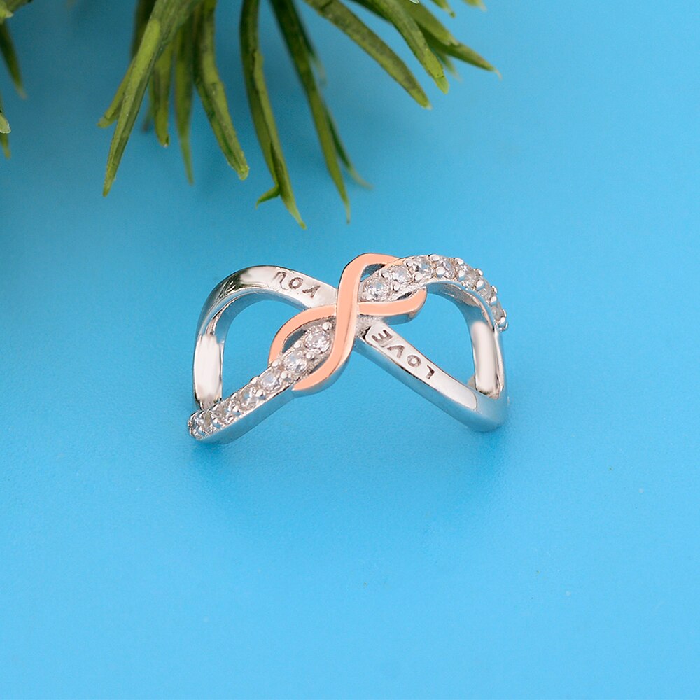 Fit Originele Bedelarmband Authentieke 925 Sterling Silver Love You Forever Infinity Bead Voor Maken Vrouwen Berloque