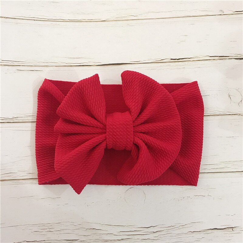 Baby Meisje Hoofdbanden Haarband Baby Hoofdband Bladerdeeg Bandeau Bebe Fille Bullet Stof Boog Knoop Headwraps Tulband Baby Haar Accessoires