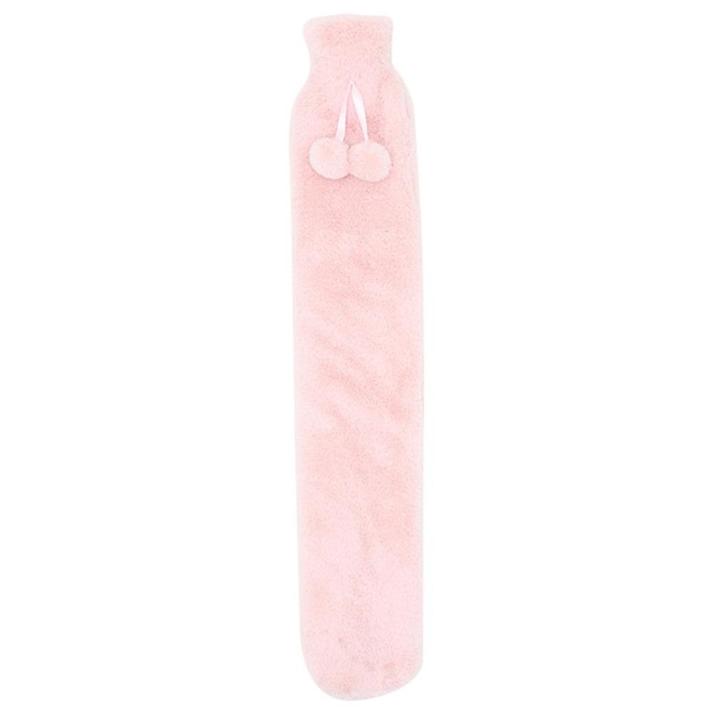 1L Warmwaterkruik Extra Lange Kerst Water Bag Gebreide Pluche Cover Rubber Handwarmer Nek Taille Warming levert: Default Title