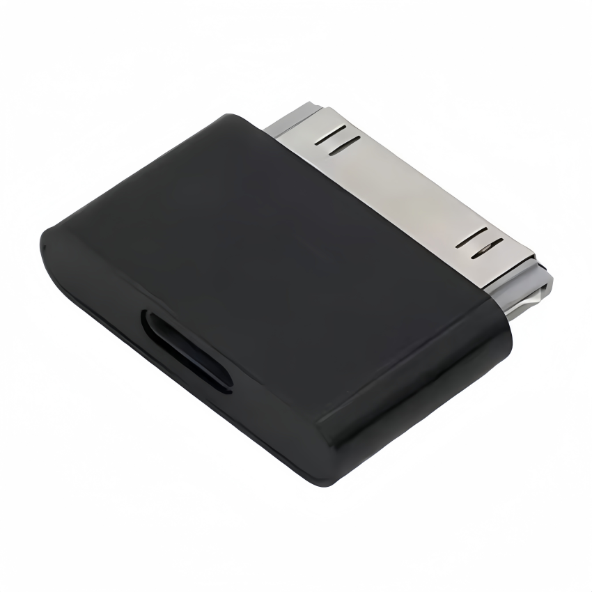 Verlichting Naar 30Pin Adapter 8Pin Male Naar 30 Pin Female Opladen Sync Converter voor IPhone 4 4S IPad 2 3 IPod Touch Charger Kabel: Donkergrijs / 5-9 Stks