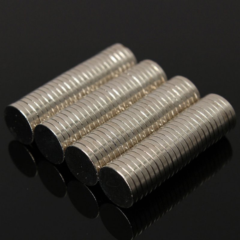100 stuks 10 x 1.5mm neodymium schijf supersterke zeldzame aarde koelkastmagneten  n50