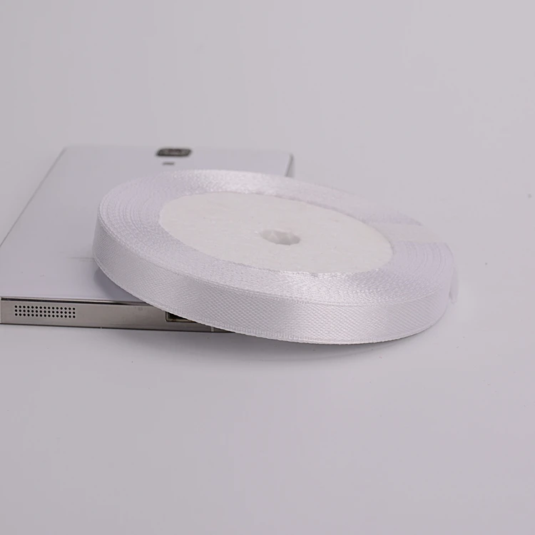 Cinta de tela satinada de poliéster blanco para decoración de tartas, cintas para envolver pasteles, accesorios de bricolaje, 6mm-50mm, 25 yardas: Cobre envejecido