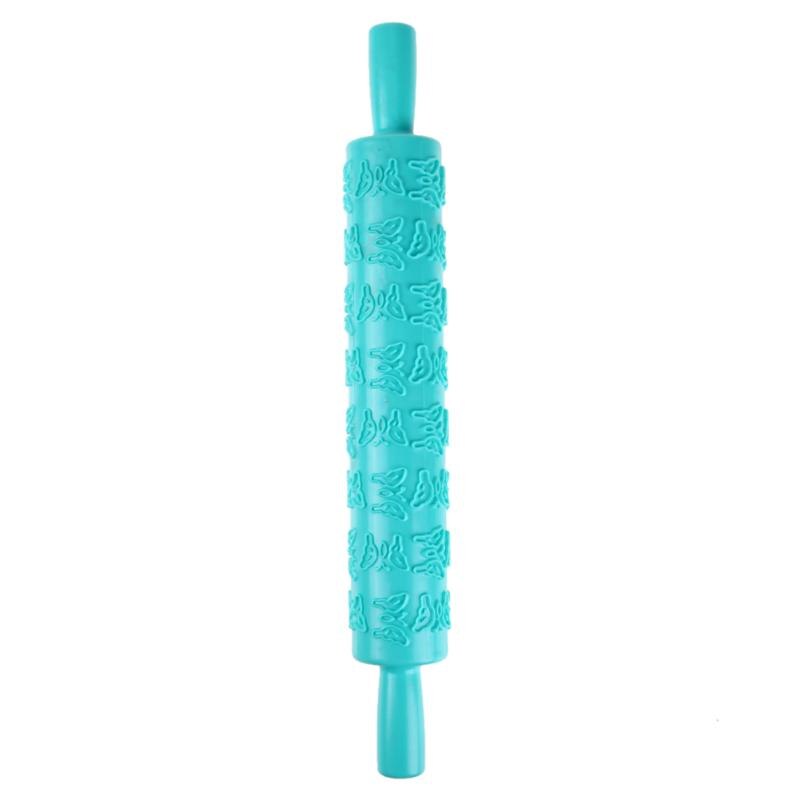 1 pc Verschillende Patronen Deegroller Handleiding Deeg Roller Plastic Pasta DIY Fondant Embossing Deegrol bakvormen gereedschap