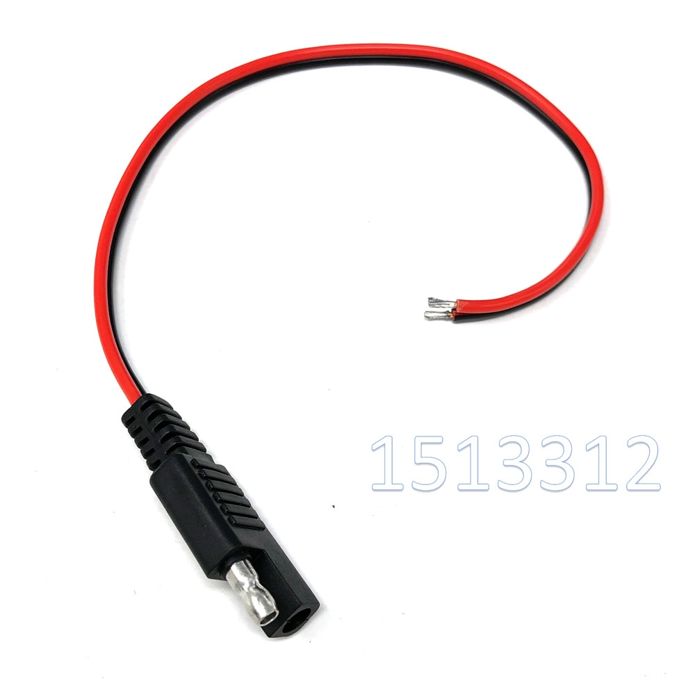 Cable de extensión automotriz SAE Power, Conector de batería Solar de 18AWG, 300mm, Cable SAE para batería Solar, batería de coche, 5 uds.