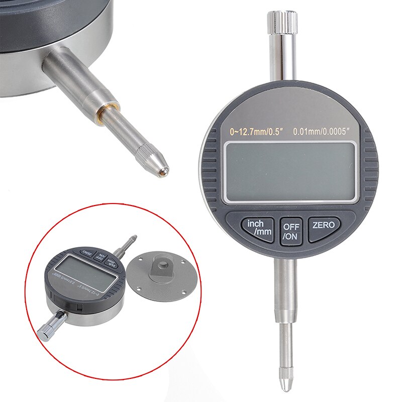 Digital Dial Gauge 0.01mm / 0.0005" Gauge Probe Measuring Range 12.7mm /0.5'' Precision Dial Indicator Gauge Meter