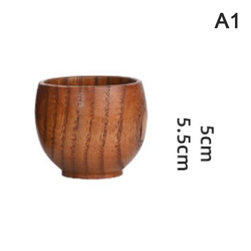 Houten Grote Buik Cups Handgemaakte Natuurlijke Spruce Hout Kopjes Bier Thee Koffie Melk Water Cup Keuken Bar Drinkware: 1