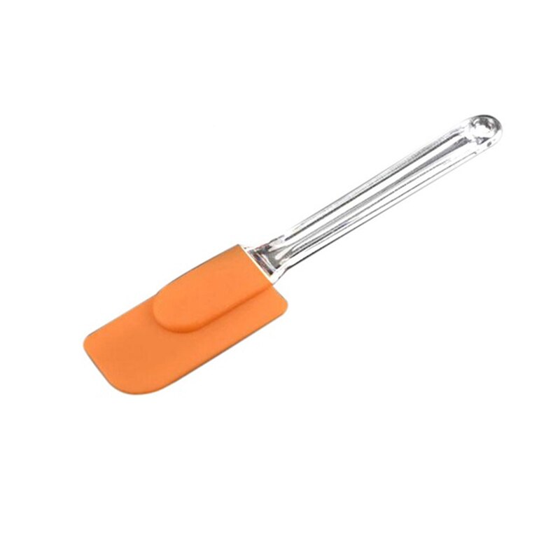 Nützliche Multi-zweck Silikon Schaber Spachtel Utensil Für Kochen Kuchen Backen Mischen Kuchen Schimmel Küche: Orange