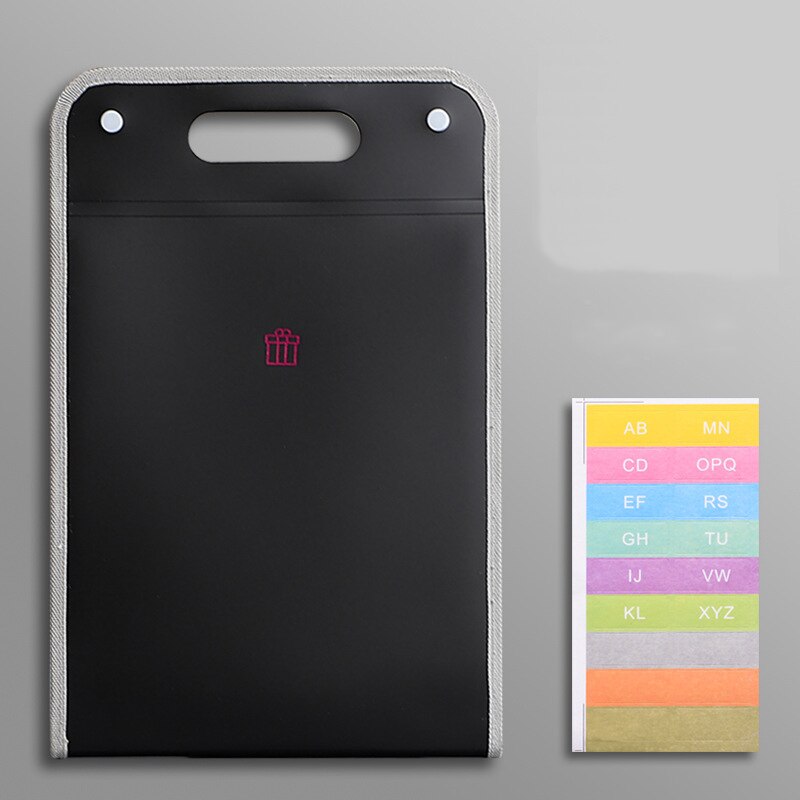 13 Layers A4 Expanding File Folder Organizer Document Bags Test Papers Holder Handbag Free Index Label School Office Stationery: 04