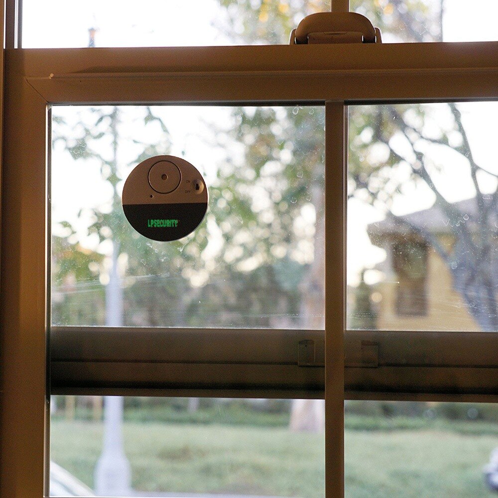 security SE-0106 Untra-slim window alert ,door / window alarm vibration sensor