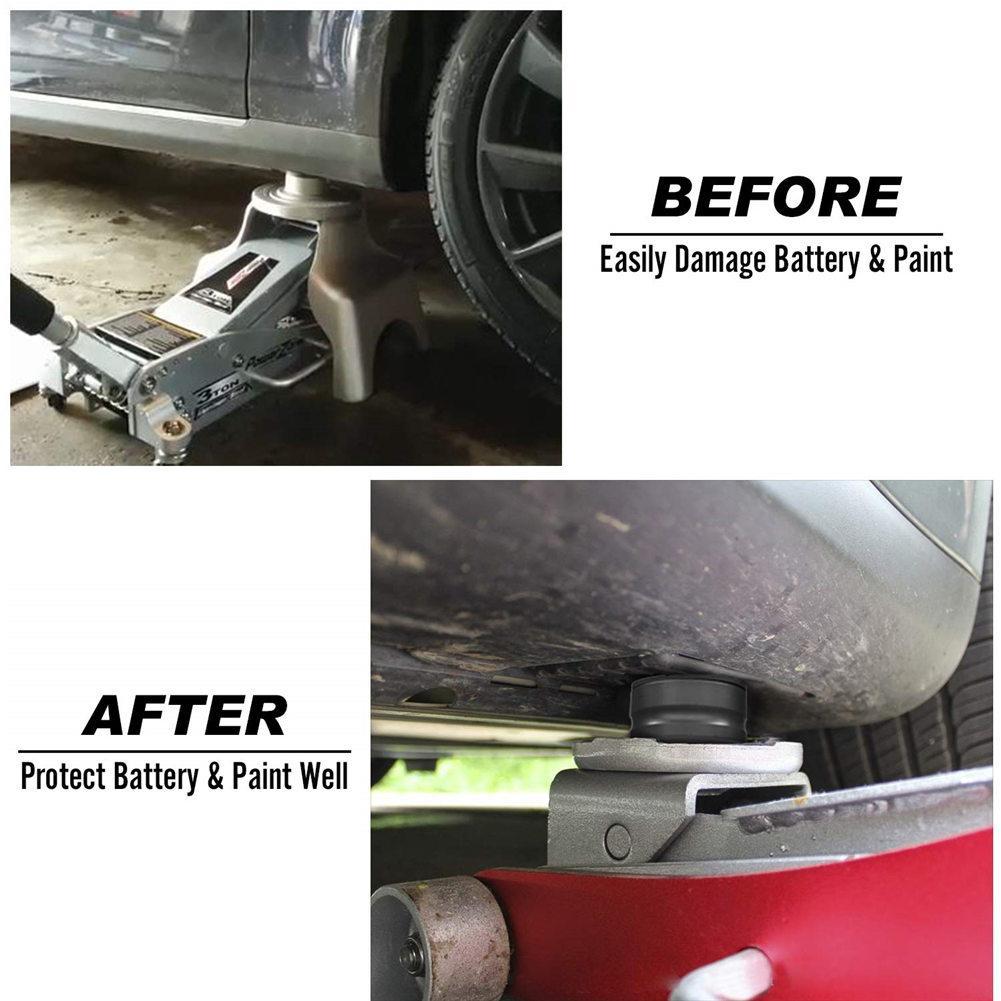 Jack Lift Point Pad Adapter Aluminum For All Tesla Model 3 Models -Safely Raising Vehicle - Protects Car Jack From Damaging