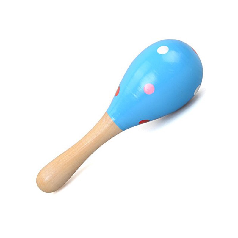 HLBY 2 pièces crotale en bois de sable instruments de musique jouets pour enfants couleur aléatoire
