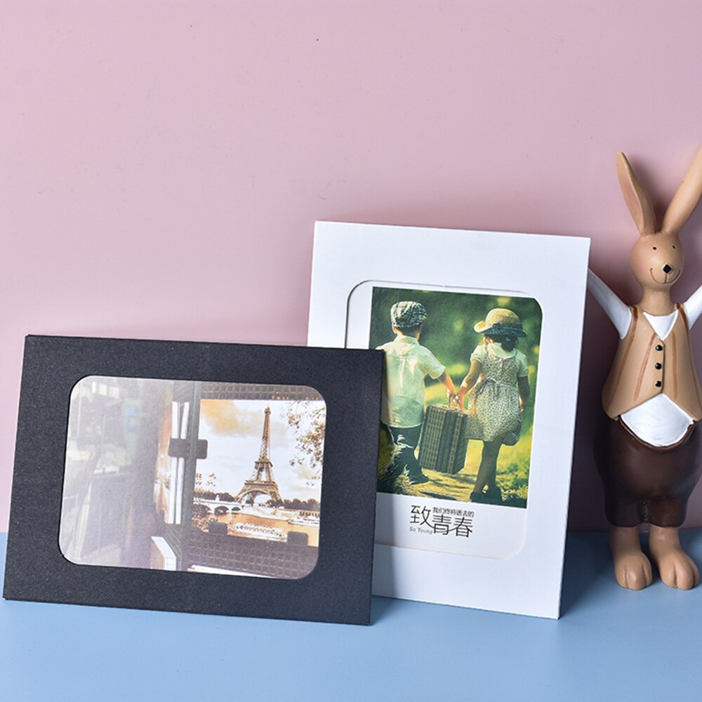 10 Pcs Vintage Kraft Cardboard Photo Frame Hanging Photo Album Frame Kraft Paper Photo Frame Set With Wall Decoration Diy