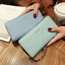 Woman Wallet Decent Purse Mobile Phone Bag Brand Female Card Leather Long Lady Wallets Girls Slim Card Holder