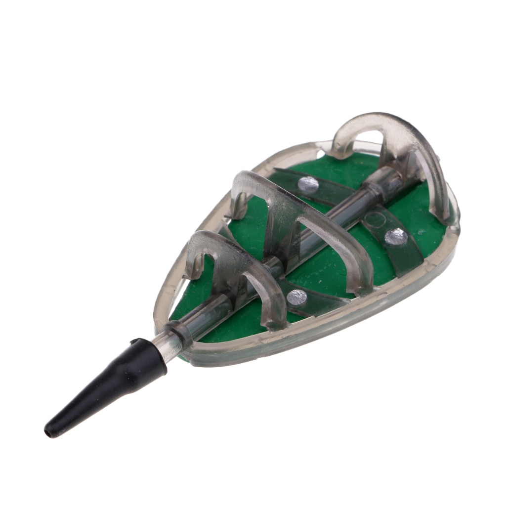 Alimentador En Línea Carpa Pesca Cebo Jaula Terminal Tackle Lanzador de Cebos