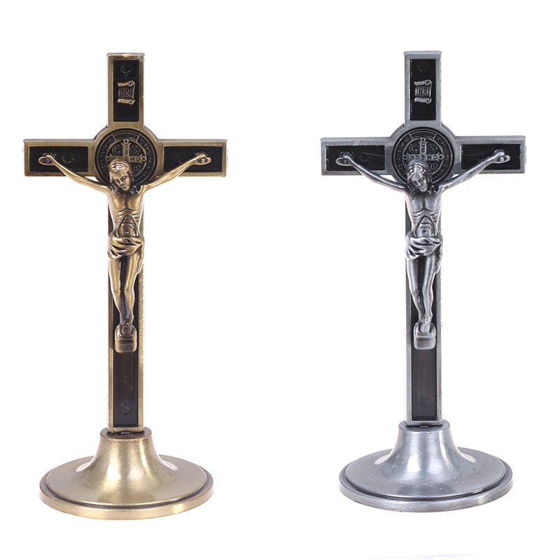 Kirke relikvier jesus på stativet kryds væg korsfæstelse antik hjem kapel indretning 1pc