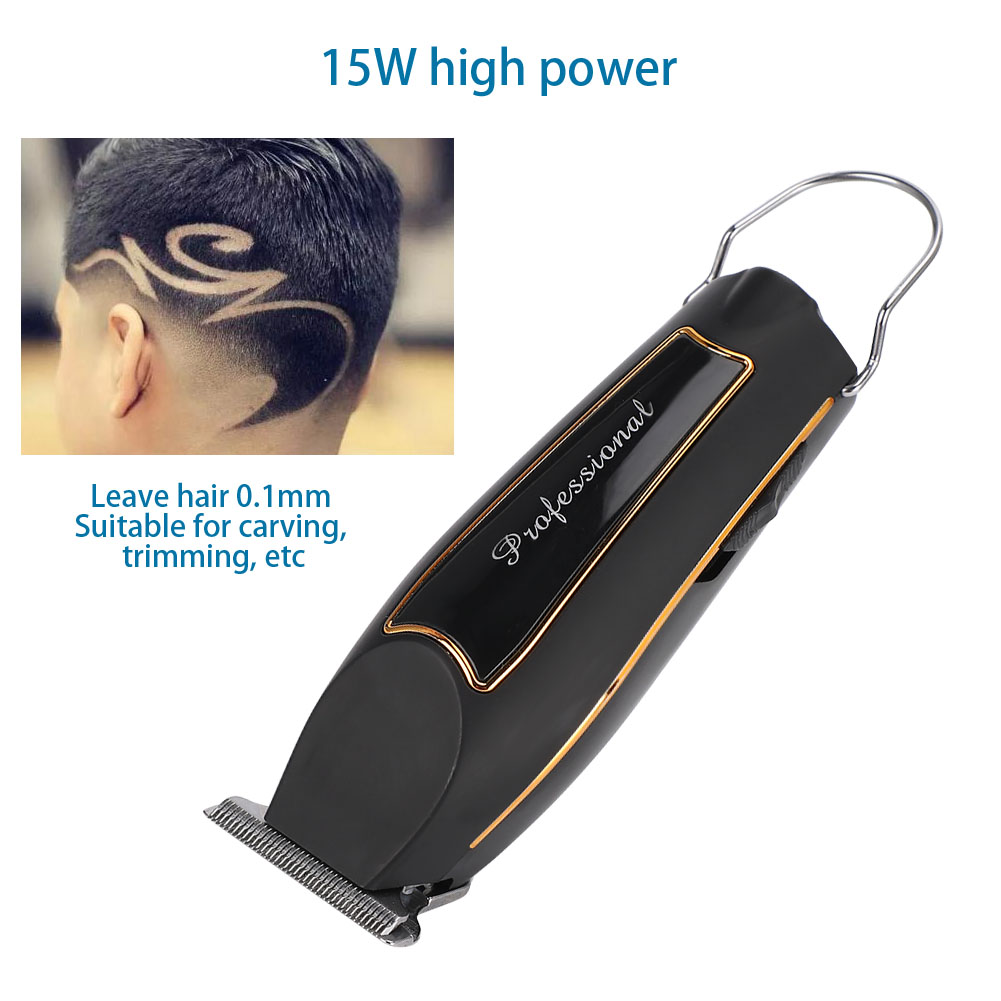 Electric Hair Cutting Machine Hair Clipper Hair Trimmer US Plug 100-240V(Black )