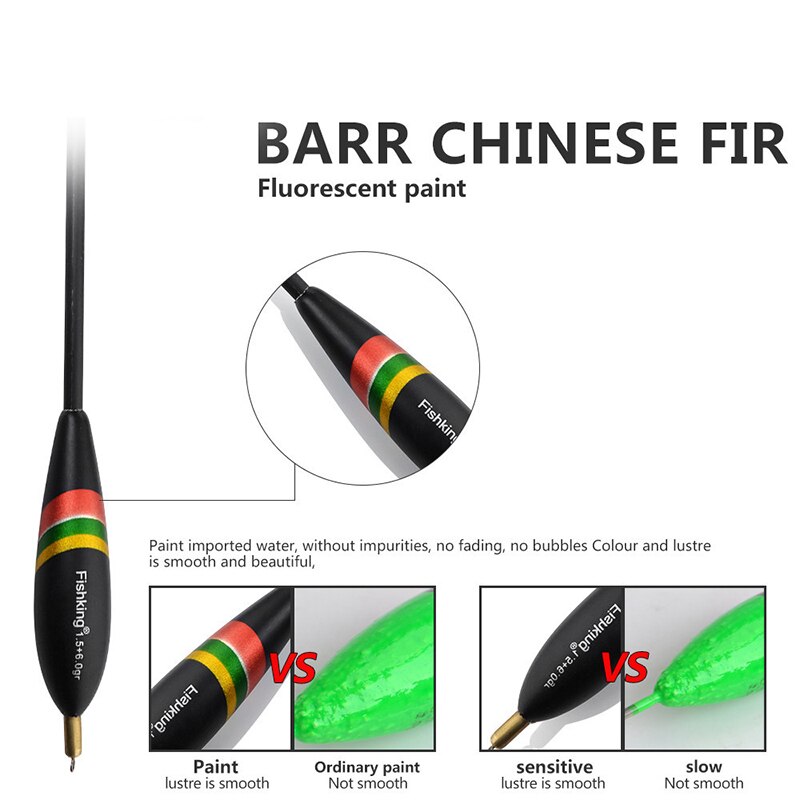 Balsa Bobber liège Barguzinsky – flotteur Vertical pour la pêche en hiver, matériel pour pêcher les carpes