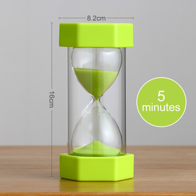 Sand Clock 10 Minutes Timer Watch Safe for Kid Hourglass Double Layer Plastic Glass Timer Clock Decoration Accessories LJSL-mini: Gold