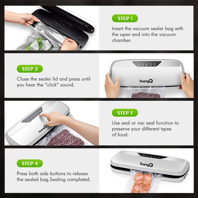 Electric Vacuum Sealer Vacuum Packing Machine Sous Vide Vacuum Sealer For Food Storage Food Packer Vacuum Bags Sealer