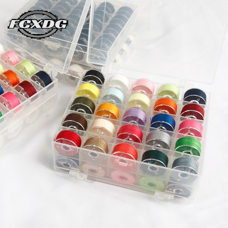 36pcs/50yard Bobbin Thread for Sewing Machine Home Sewing Kit Sewing Thread for Sewing Machine Embroidery Threads