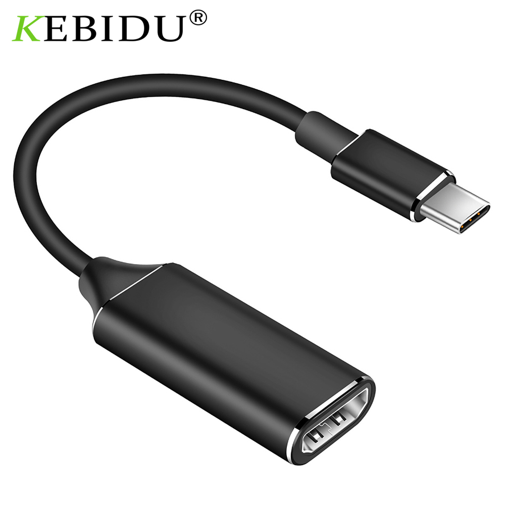 USB Typ C Zu HDMI-kompatibel Kabel Adapter 4k 30hz USB 3,1 Zu Adapter Männlich Zu Weiblich konverter Für PC Computer TV Display HP