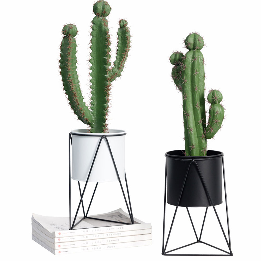 nordisch Stil Geometrische Eisen Blumentopf Stehen Vase Dreieck Kreative Hause Garten Sukkulenten Grün Pflanzen Halfter Gestell