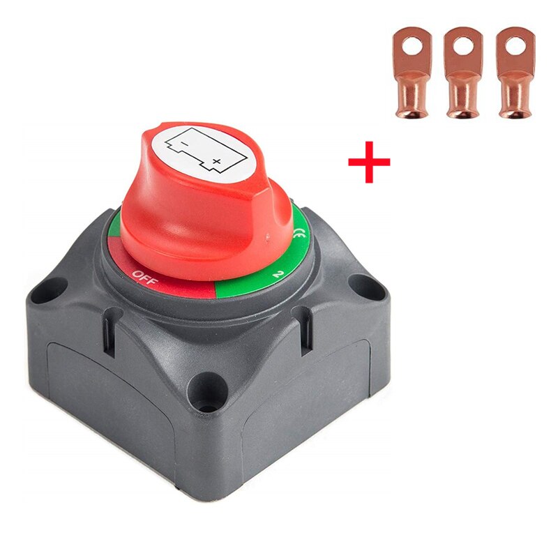 Auto Battery Disconnect Switch 12V 24V Marine 200A 300A Dual Battery Mass Switch 3 Position Cut Off Switch Car Boat: 4 position
