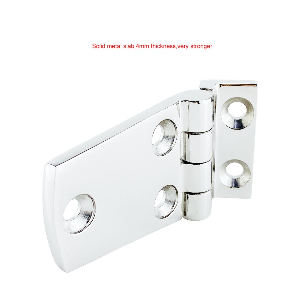 316 Stainless Steel Flush Door Hatch Compartment Folding Bending Hinge Deck Hinge Door Strap Butt Hinge Boat Marine Accessories