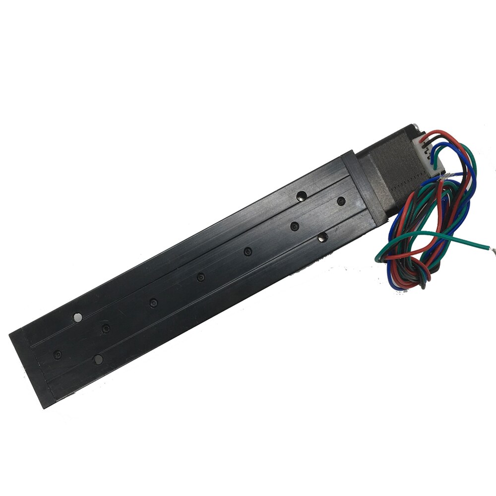 T-type Sliding Table Rail Linear Stage 50mm 100mm 150mm 200mm Transport Guide Platform Pitch 1-12mm &amp; NEMA11 28MM Stepper Motor