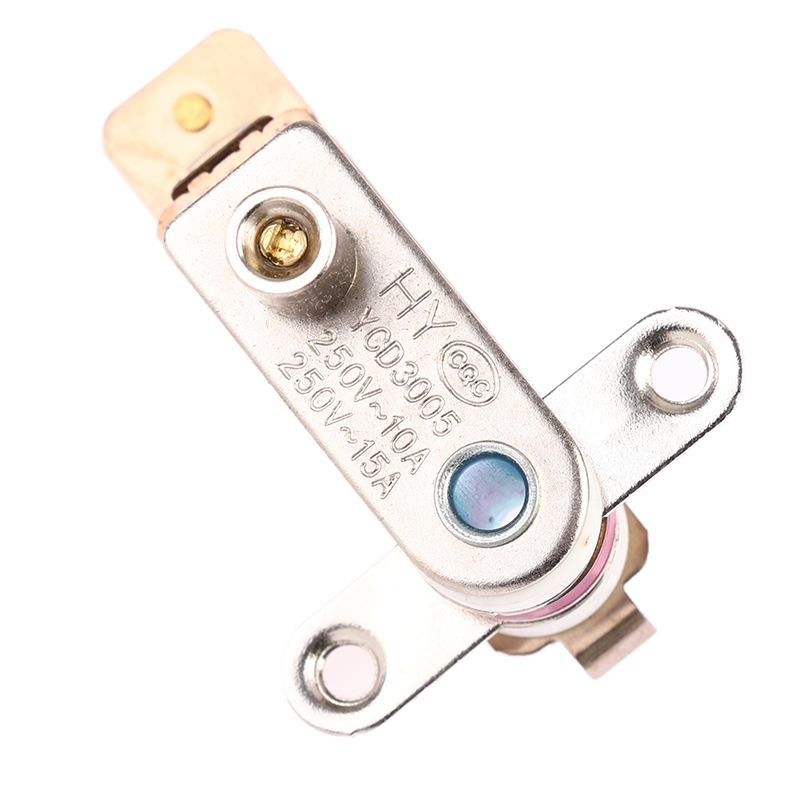Rice Cooker Thermostat Switch, Adjustable Heater Temperature Controller D Shaft 10A 250v