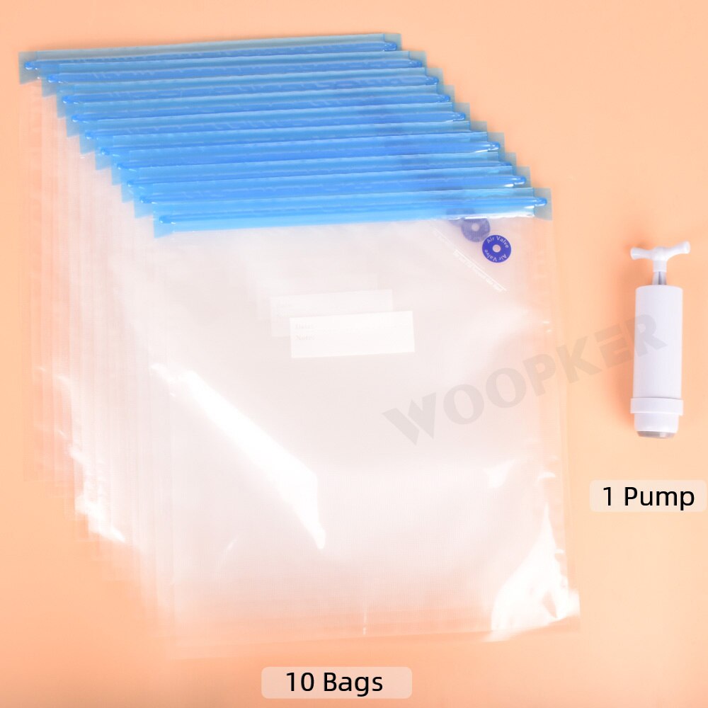 3D Printer PLA ABS TPU Filament Drying Vacuum Storage Bag Impressora Printer Accessories: 1 Pump with 10 Bags