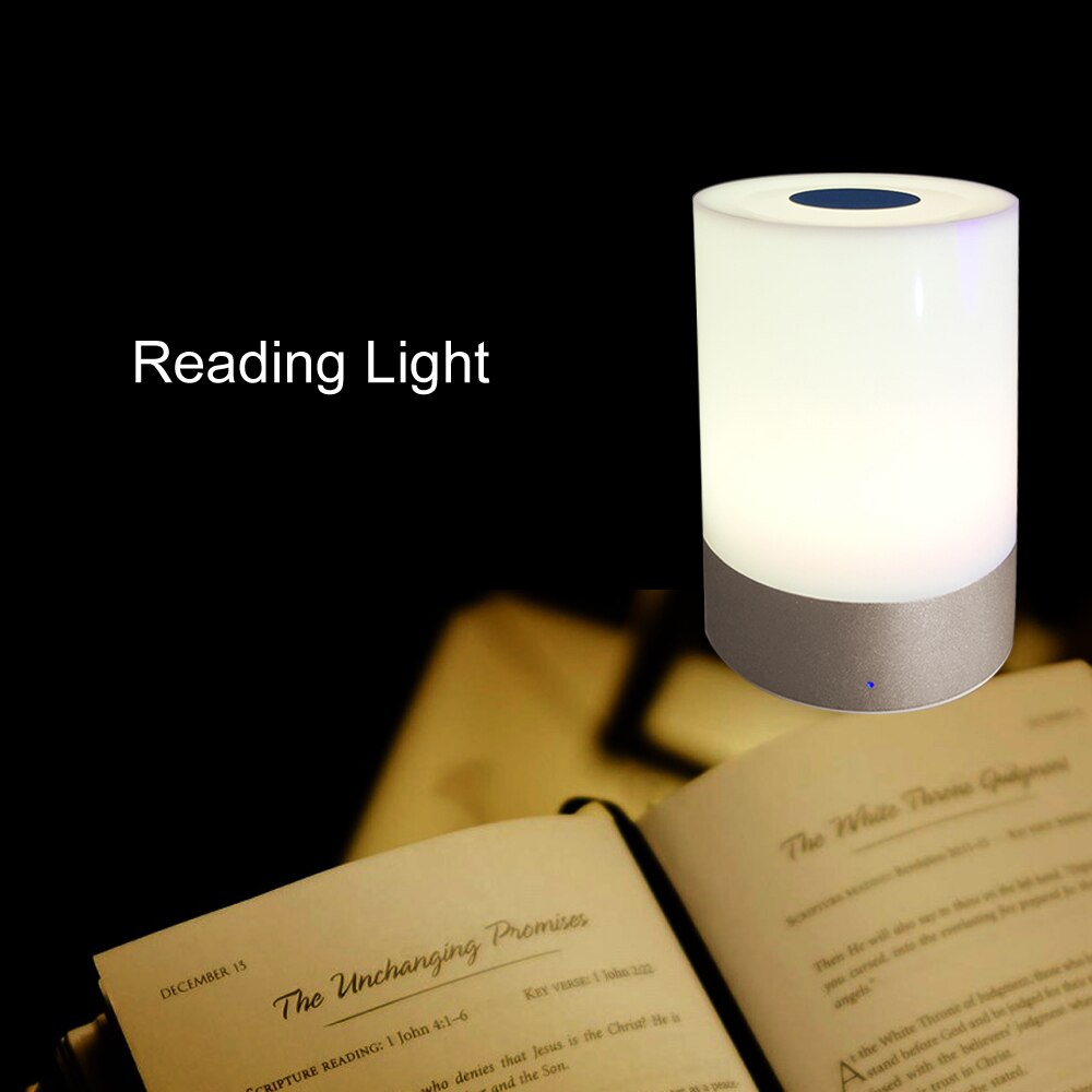 MANBUY LED Cilinder Dimbare Atmoshere Touch Senor Controle Lezen Camping Lantaarns Valentine Romantische Sfeer Kleurverloop