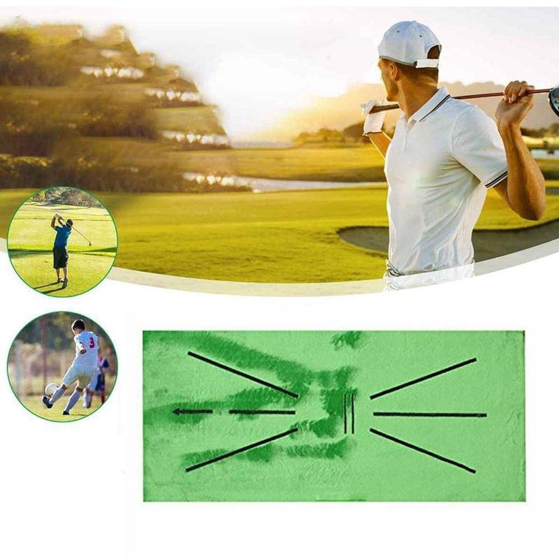 Golf Tapis D'entraînement pour Balançoire Détection Bâton Mini Golf Pratique Formation Jeu et pour le Bureau À Domicile Utilisation Extérieure