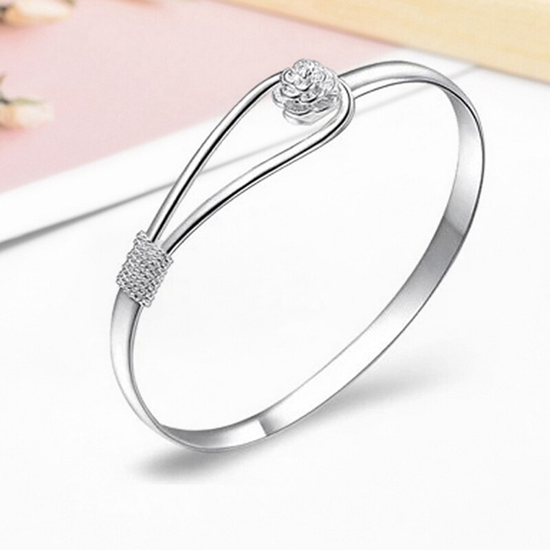 Moda sakura charme líquido manguito jóias pulseira