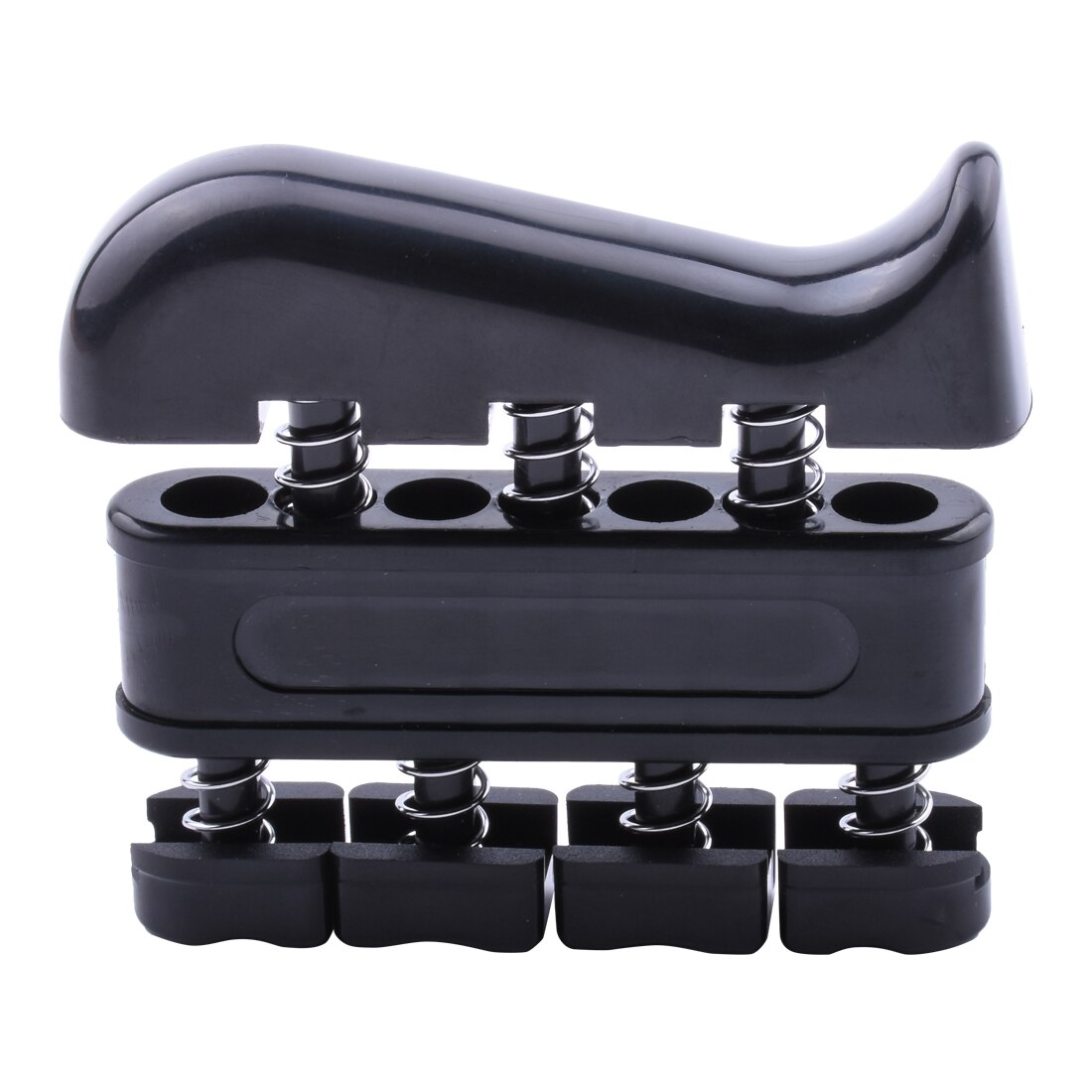 Ejercitador de dedos, agarre de mano de Piano, rehabilitación muscular, Pow, entrenamiento de fuerza, gimnasio, accesorios de Fitness: Negro