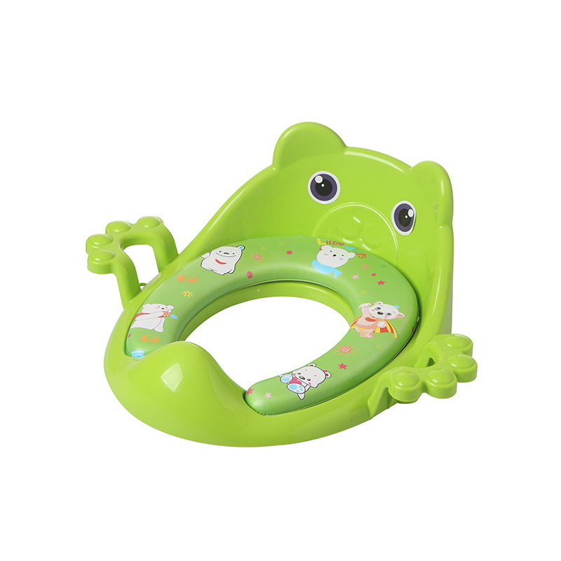 Lazychild Kinderen Wc-bril Voor Meisjes Jongens Baby Peuter Toilet Seat Baby Potje Thuisgebruik: green