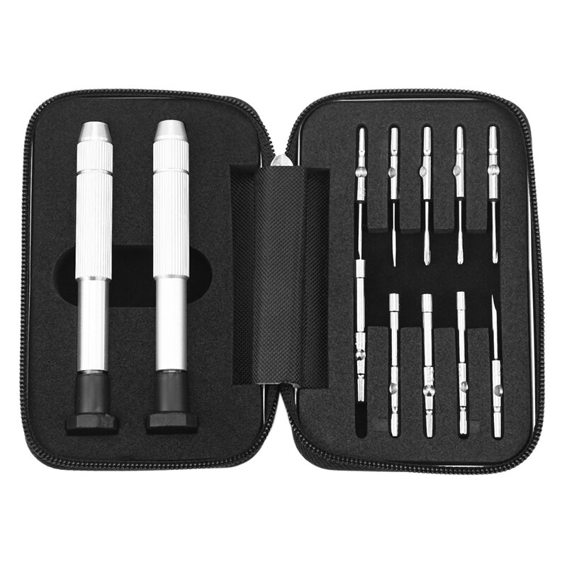 1 Set Glasses Precision Screwdriver Kit &amp; 1 Set Micro-Screws Tool Set For Eyeglass Sunglass Spectacles